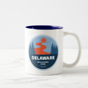 Tasse 2 Couleurs Rivière Pittoresque Et Sauvage Du Delaware