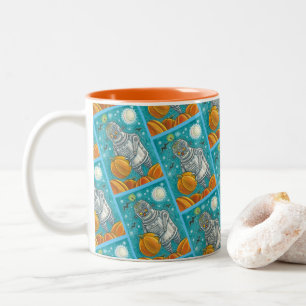 TASSE 2 COULEURS ROBOT PICER CITROUILLES, HALLOWEEN HOMME MÉCANIQUE