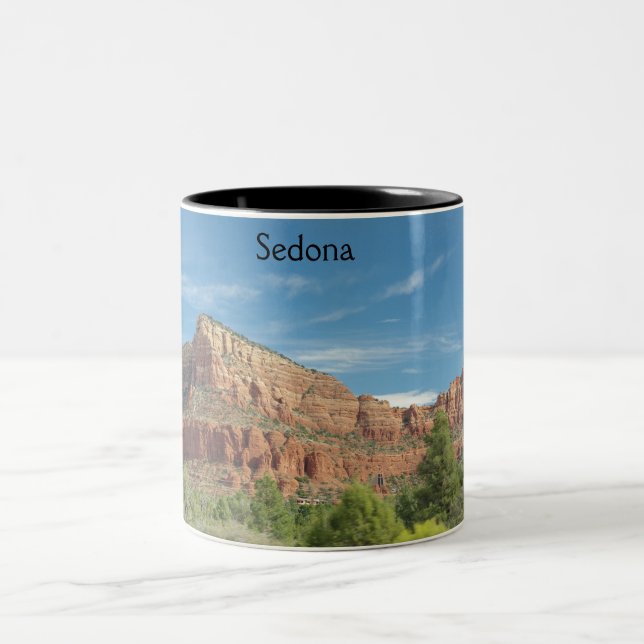 Tasse 2 Couleurs Roches rouges de Sedona (Centre)