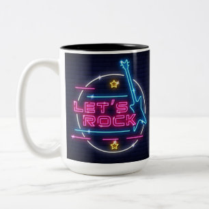 Tasse 2 Couleurs Rock Retro Neon