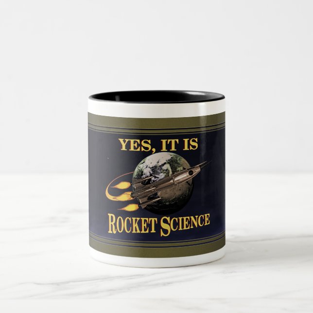 Tasse 2 Couleurs RocketScienceMug (Centre)