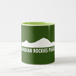 Tasse 2 Couleurs Rockies canadiennes S'il vous plaît