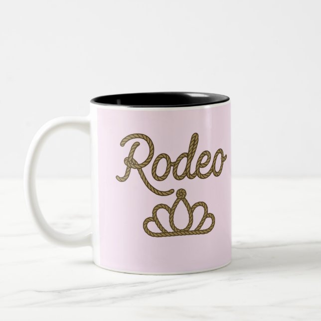 Tasse 2 Couleurs Rodeo Queen Country Western Tiara Crown (Gauche)