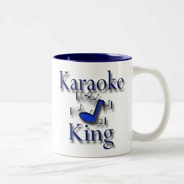Tasse 2 Couleurs Roi de karaoke (Droit)