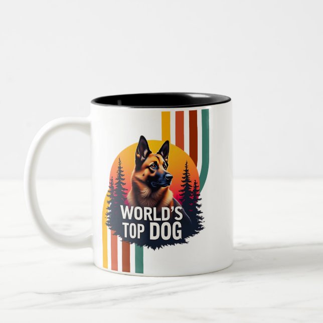 Tasse 2 Couleurs Roi des Chiens (Gauche)
