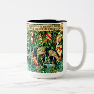 Tasse 2 Couleurs Roi médiéval Arthur William Morris