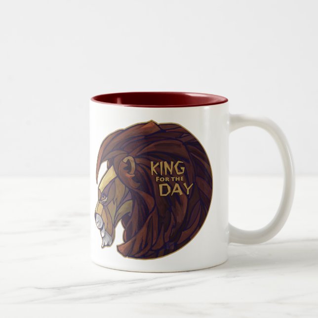 Tasse 2 Couleurs Roi pour le jour (Droit)