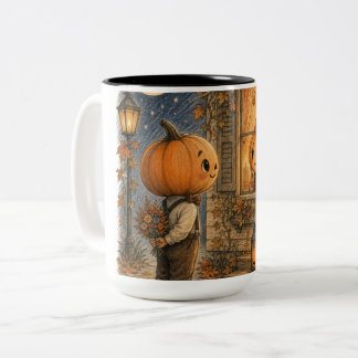 Tasse 2 Couleurs Romance d'Halloween qui vous attend