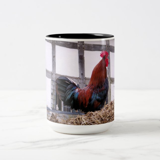 TASSE 2 COULEURS ROOSTER (Centre)