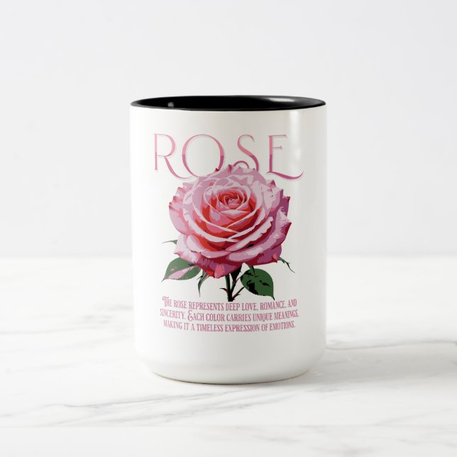 Tasse 2 Couleurs Rose (Centre)