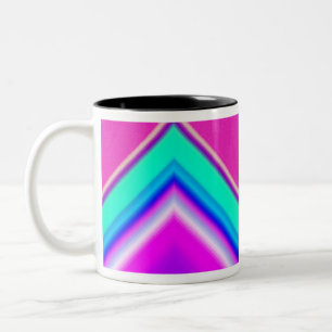 Tasse 2 Couleurs Rose chaud de la montagne électrique