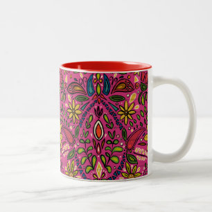 Tasse 2 Couleurs rose d'aziza