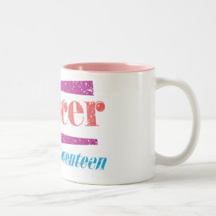 Tasse 2 Couleurs Rose de Cancer