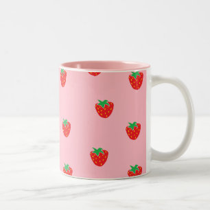 Tasse 2 Couleurs Rose de fraises