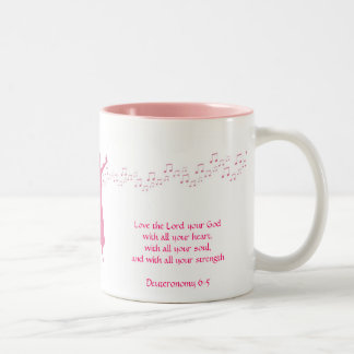 Tasse 2 Couleurs Rose de siloutte de culte
