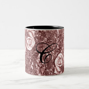 Tasse 2 Couleurs Rose Gold Chromé Métallisé Chic Glam