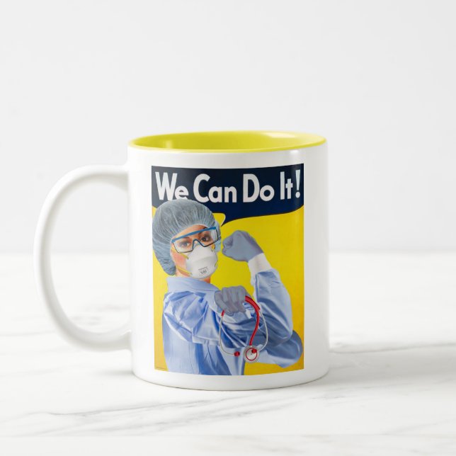 Tasse 2 Couleurs Rosie, la bouge professionnelle Médicale (Gauche)