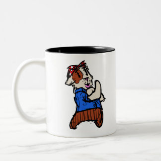 Tasse 2 Couleurs Rosie, le cochon de Guinée