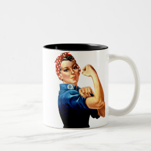 Tasse 2 Couleurs Rosie le Riveter - Nous pouvons le faire! Café à