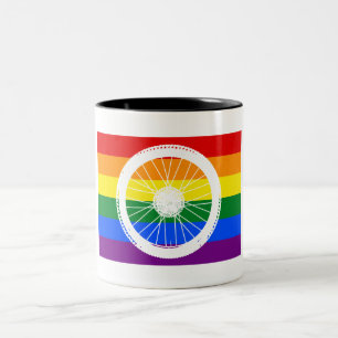 Tasse 2 Couleurs Roue cyclable de la Fierté