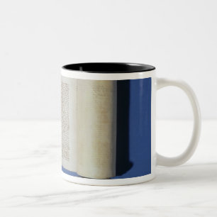 Tasse 2 Couleurs Rouleau miniature de Torah, 1765