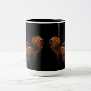 Tasse 2 Couleurs Rouleaux de violon