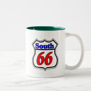 Tasse 2 Couleurs Route 66 Sud
