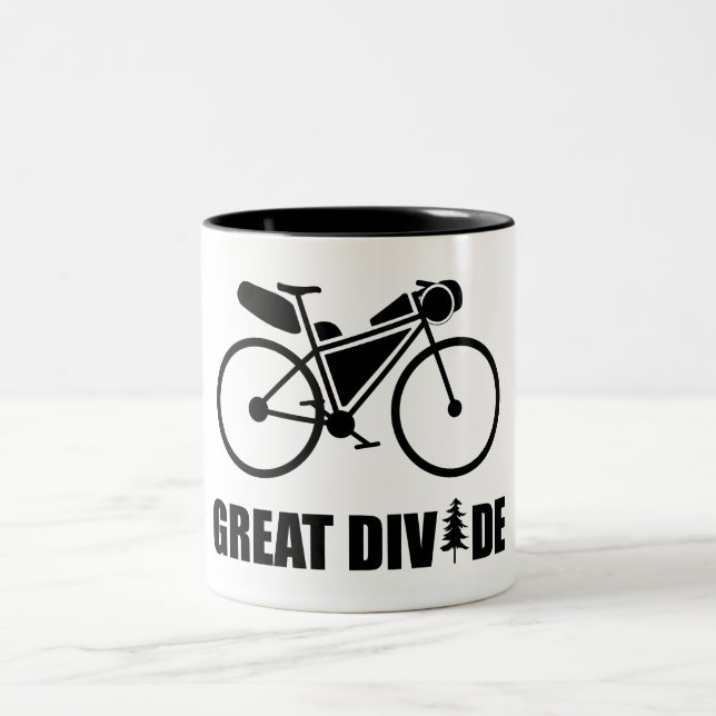 Tasse 2 Couleurs Route d'emballage biplace (Centre)