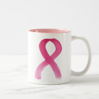 Tasse 2 Couleurs Ruban rose