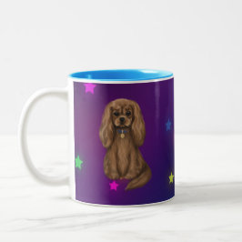 Tasse 2 Couleurs Ruby Cavalier King Charles Spaniel