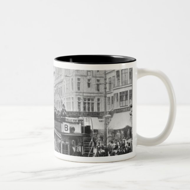 Tasse 2 Couleurs Rue du marché, Manchester, c.1910 (Droit)
