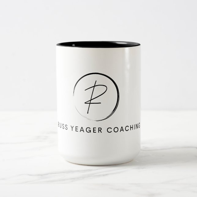 Tasse 2 Couleurs Russ Yeager Coaching Signature Logo (Centre)