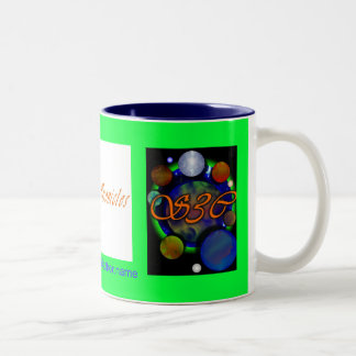 Tasse 2 Couleurs S3Cplanets8, S3Cplanets8, texte de S3C,