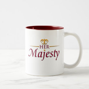 Tasse 2 Couleurs SA MAJESTÉ le Movie_I'm une fan royal grande
