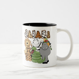 Tasse 2 Couleurs Safari animal