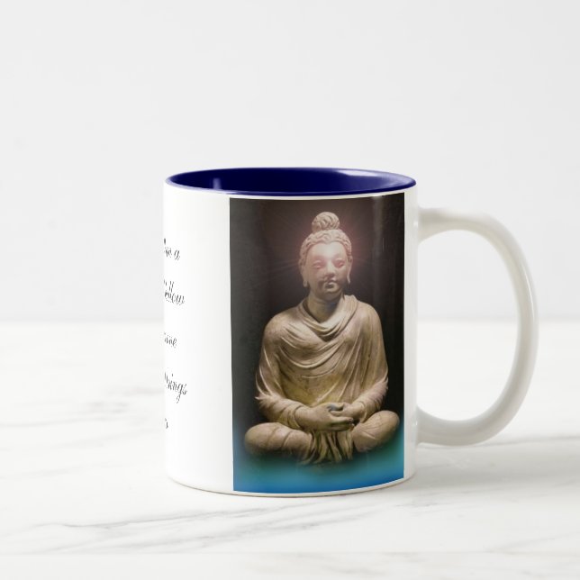 Tasse 2 Couleurs Sagesse Bouddha de matin (Droit)