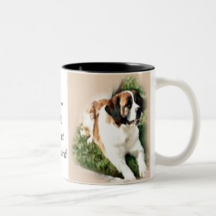Tasse 2 Couleurs Saint Bernard Lovers Cadeaux