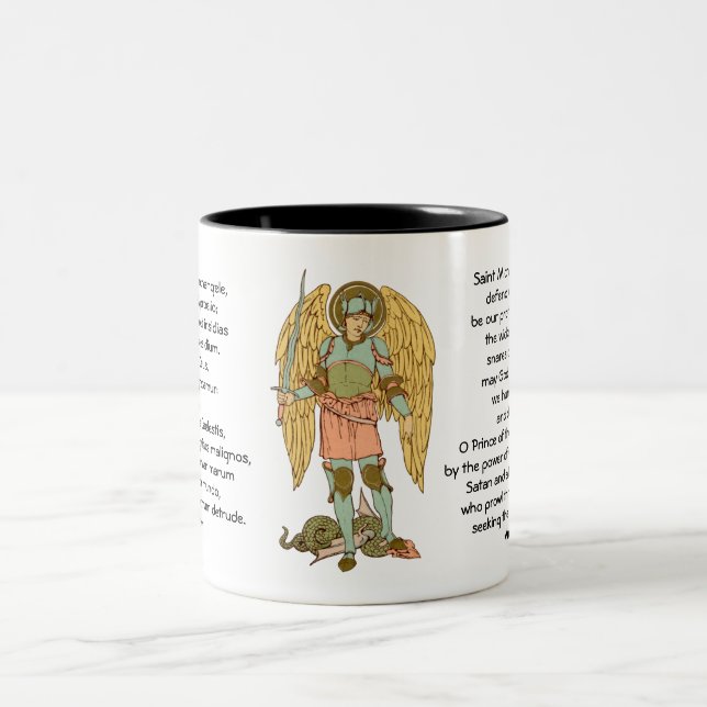Tasse 2 Couleurs Saint Michel l'Archange (RLS 12) (Centre)