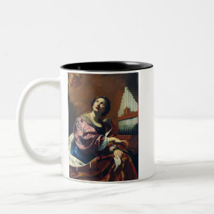 Tasse 2 Couleurs Sainte Cécile Premium "Concert céleste" Impression