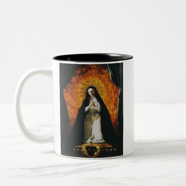 Tasse 2 Couleurs Sainte Margaret Mary Alacoque (Gauche)