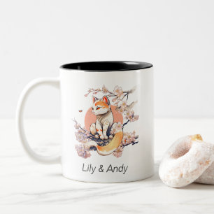 Tasse 2 Couleurs Sakura   Style nime japonais
