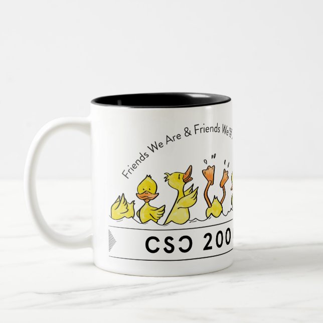 Tasse 2 Couleurs salir un canard (Gauche)