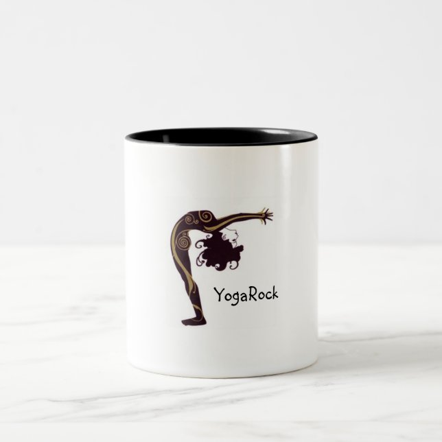 Tasse 2 Couleurs Salutation du soleil de yoga (Centre)