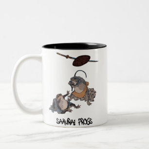 TASSE 2 COULEURS SAMURAI FROGS SCÈNE #1