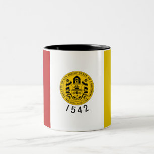 Tasse 2 Couleurs San Diego city flag