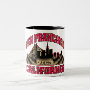 Tasse 2 Couleurs San Francisco, Californie
