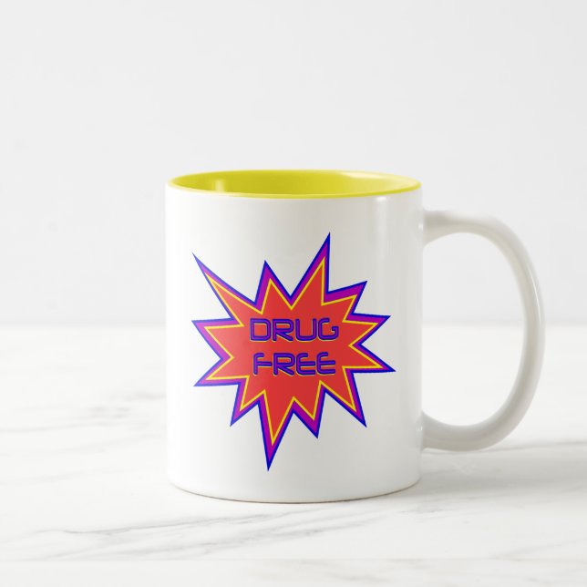 Tasse 2 Couleurs Sans drogue (Droit)
