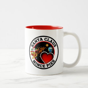 Tasse 2 Couleurs Santa Clause Love Mince Pies