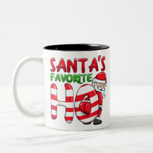 Tasse 2 Couleurs Santas préférée ho père Noël préférée chri
