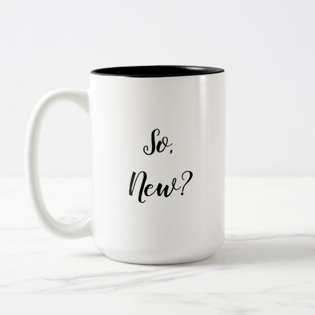 Tasse 2 Couleurs Sassy Greeting (Gauche)